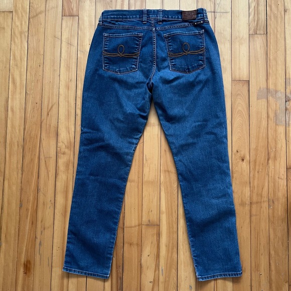 Lucky Brand Sofia Skinny Jeans Dark Wash Size 10 / 30 Ankle - Picture 2 of 8